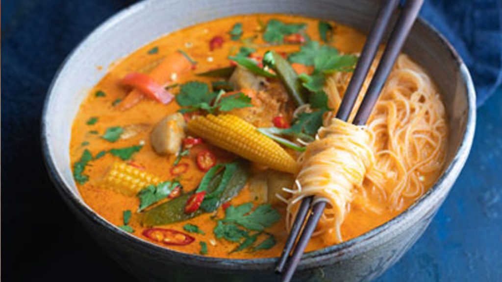 Thai Chicken and Rugani Carrot & Ginger Noodle Soup