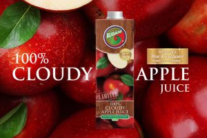 100% Cloudy apple juice feature