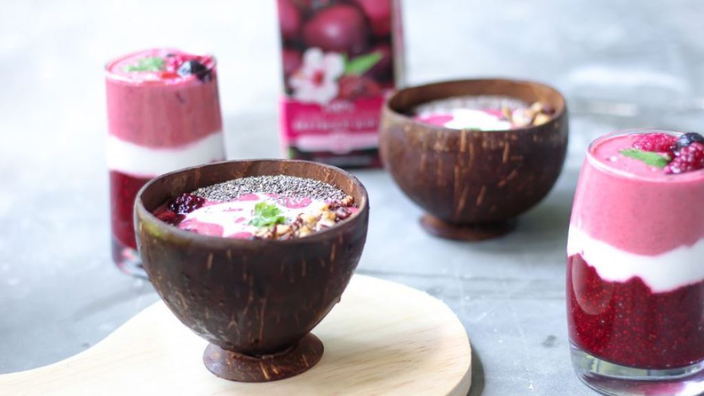 Rugani Zobo-infused Beetroot Parfait