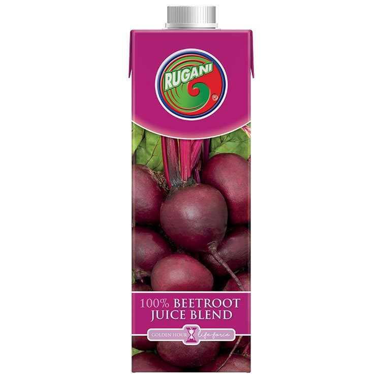 Rugani 100% Beetroot juice box 750ml pack shot