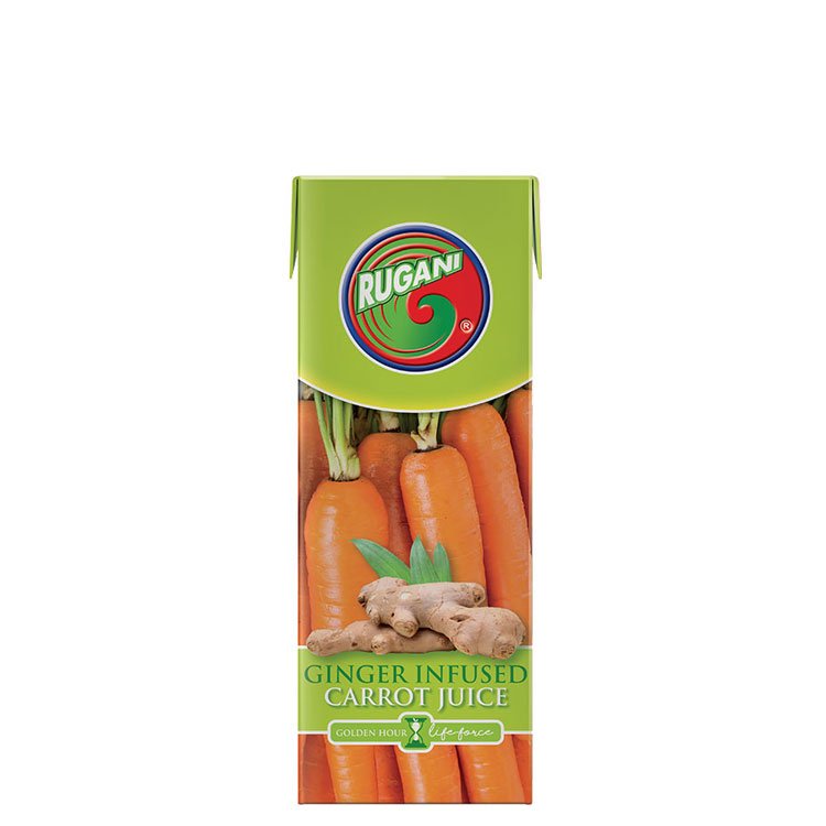 Ginger Infused Carrot Juice pack shot 330ml