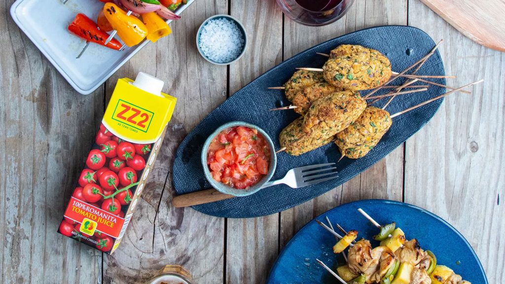 Chickpea Koftas with a Spicy ZZ2 Tomato Salsa