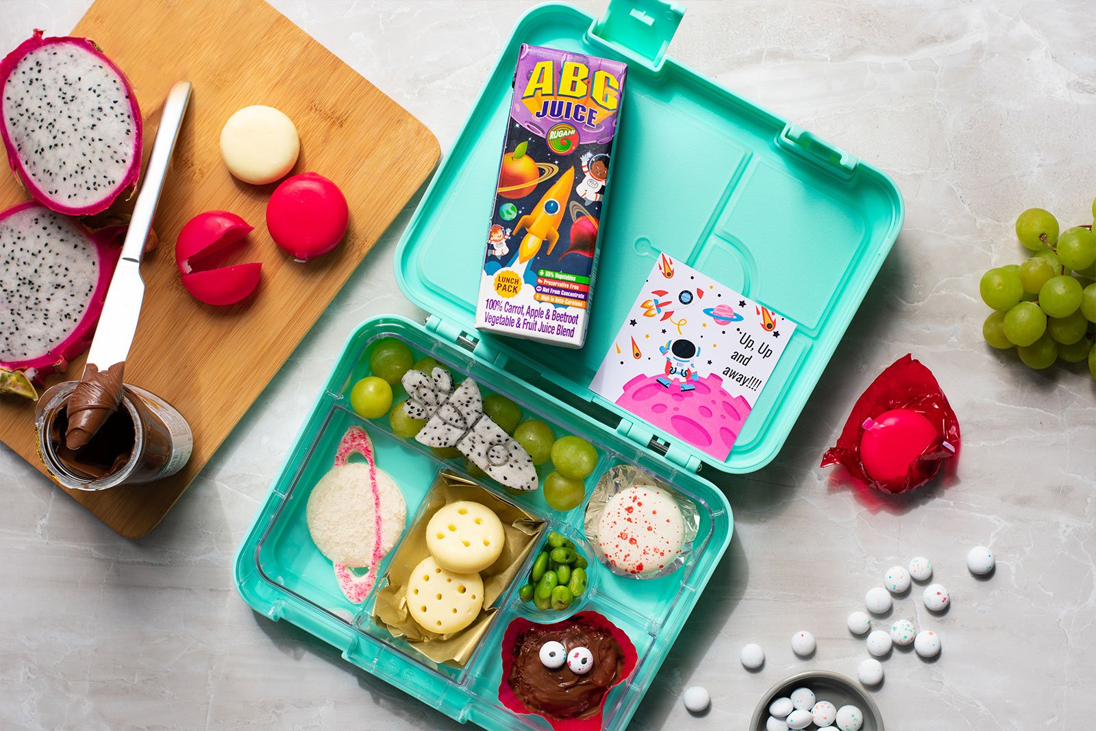 Space Themed Lunchbox By Bento Munchies Rugani Juice