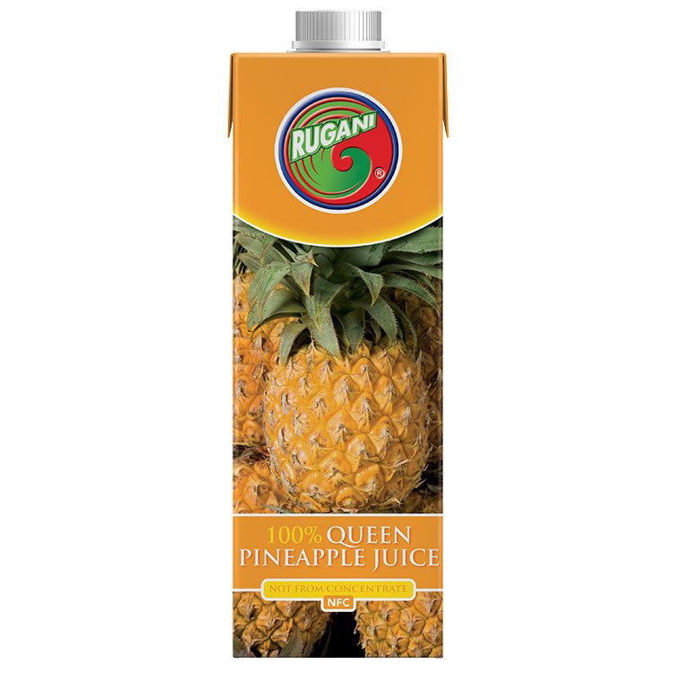 Rugani 100% Queen Pineapple juice 750ml pack shot