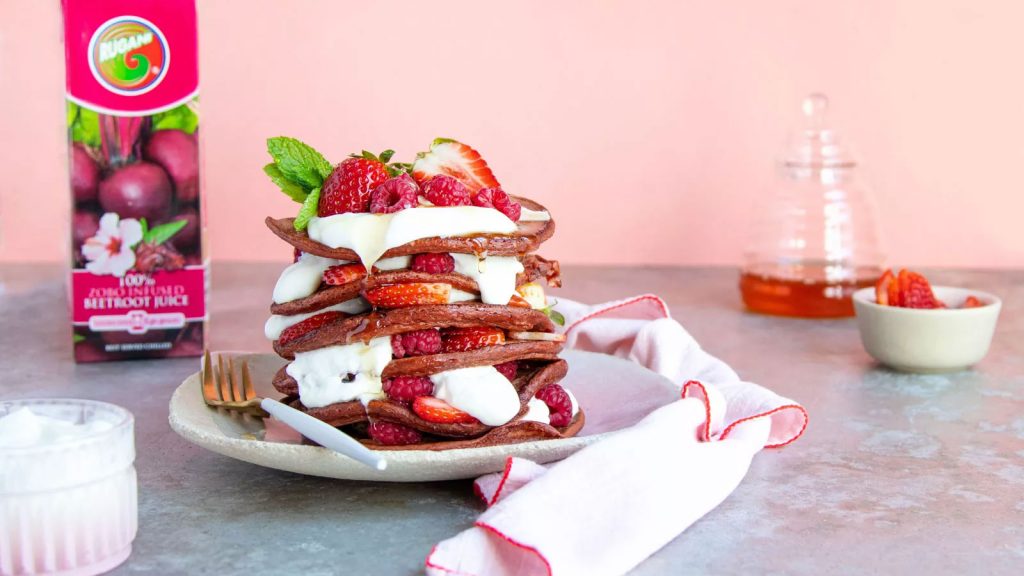 Pink Beetroot & Hibiscus Flapjacks