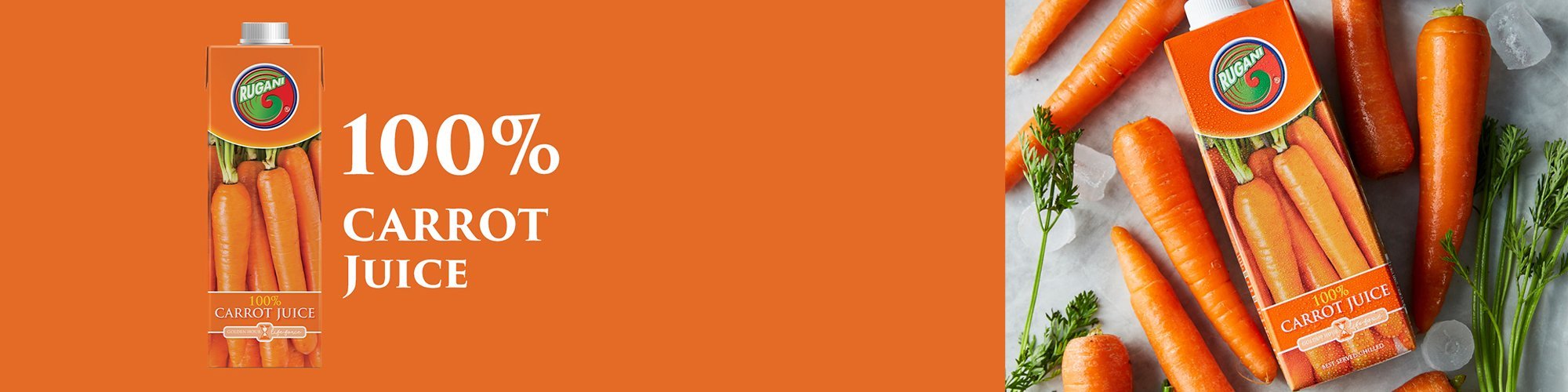 Rugani 100% carrot juice 750ml feature