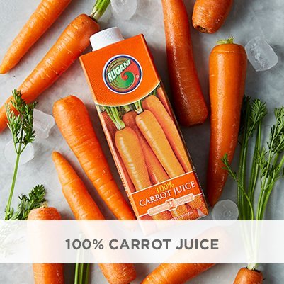 Rugani 100% carrot juice