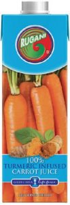Rugani 100% turmeric infused carrot juice 750ml