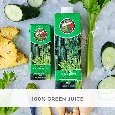 100% 100% Green Juice 330ml + 750ml