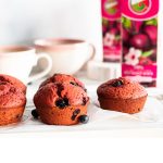 Beetroot & Blueberry Muffins (V)
