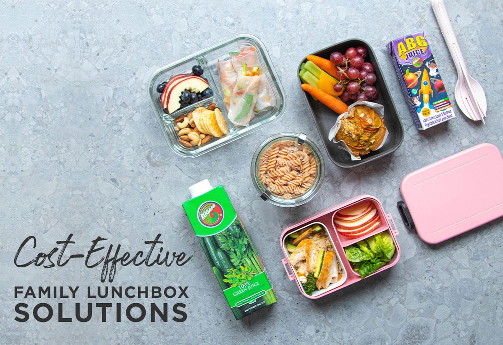 Cost effective family lunchbox solutions