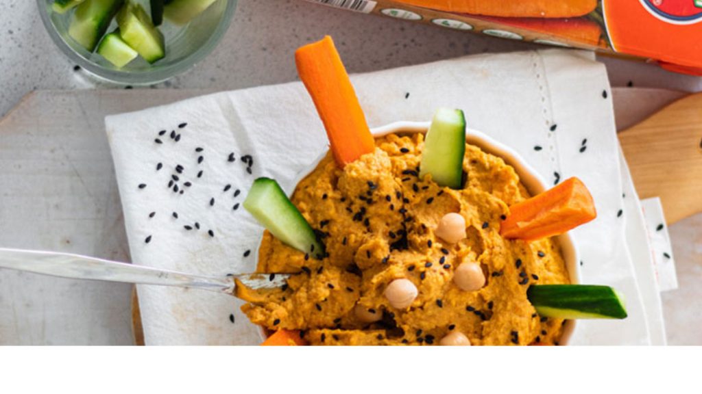 Roasted Carrot Hummus (V)