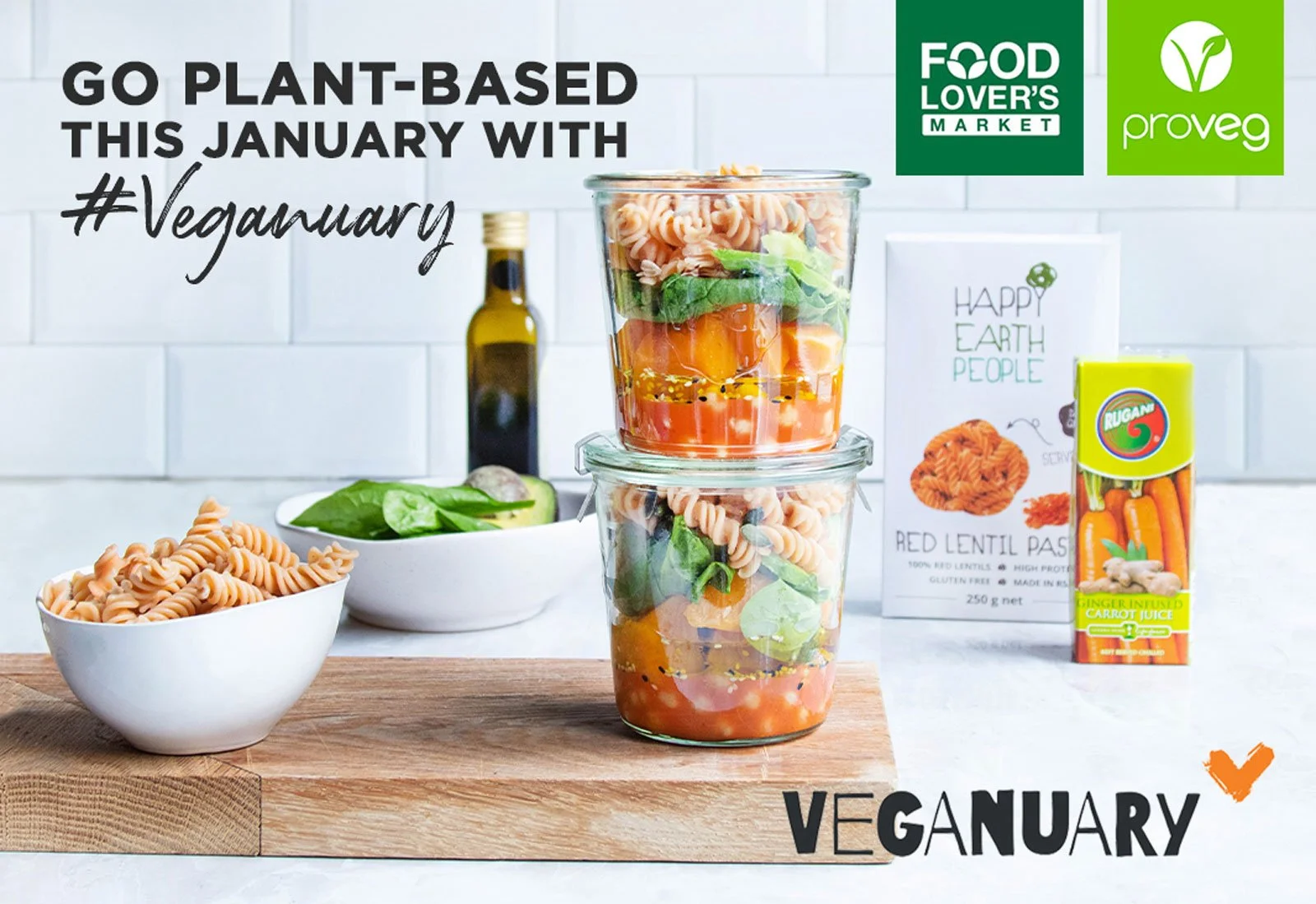 Veganuary with Rugani and foodlover's market